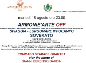 Soverato – Martedì 18 agosto “Armonie’Arte Off”