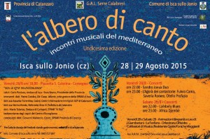 Isca sullo Jonio – Il 28 e 29 agosto ritorna L’Albero di Canto