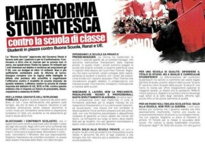 Gli Insegnanti calabresi solidarizzano con gli studenti e partecipano alle manifestazioni contro la Riforma della Scuola