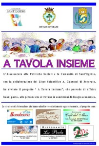 Soverato – A tavola insieme, una risposta alla povertà in Calabria