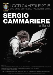 Domenica 24 Aprile a Locri concerto di Sergio Cammariere