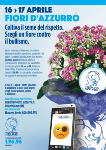 Fiori d’Azzurro 2016 – Telefono Azzurro ritorna in piazza contro il bullismo