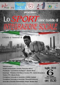 Soverato – Mercoledì 6 luglio il Convegno “Lo sport come modello di integrazione sociale”