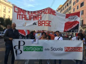 I PSP hanno partecipato manifestazione del 22 ottobre a Roma