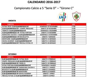 Calcio a 5 Serie D – A Gioiosa l’esordio per il Club Quadrifoglio Soverato