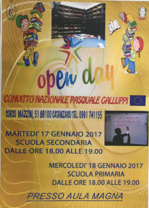 Catanzaro – Il 17 e 18 Gennaio Open Day al Convitto “Pasquale Galluppi”