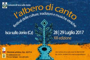 Isca sullo Jonio – Venerdì 28 luglio e sabato 29 luglio torna “L’Albero di Canto”