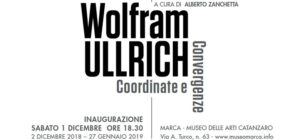 Al Marca la prima grande antologica di Wolfram Ullrich, sabato 1 dicembre l’inaugurazione