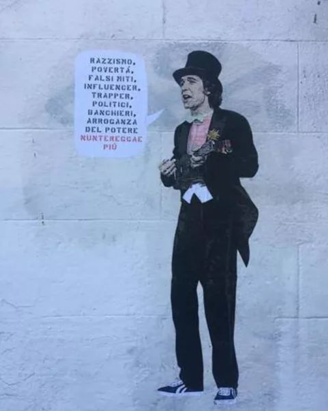 RINO GAETANO COM'E' MORTO?/ A Roma spunta un murale in suo onore