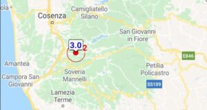 Scossa di terremoto in Calabria