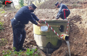 Sequestrata nel catanzarese una vasca di raccolta acque reflue