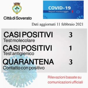 Emergenza Coronavirus, ultimo bollettino del comune di Soverato