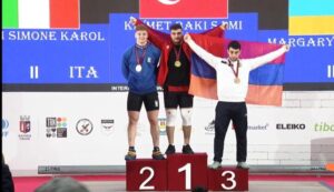 Pesistica Olimpica, il calabrese Simone Karol Abati Argento ai Campionati Mondiali Youth in Albania