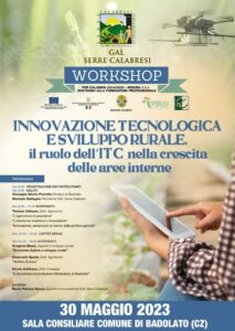 Il 30 maggio a Badolato il workshop “Innovazione tecnologica e sviluppo rurale”