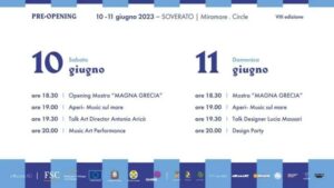 MATERIA. Il Festival del Design, il 10 e l’11 giugno lo speciale pre opening a Soverato