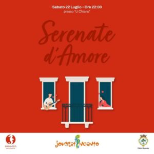 Sabato 22 Luglio a Soverato Superiore “Serenate d’Amore”