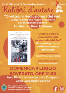 Domenica 9 Luglio a Soverato la presentazione del libro “Contadini rivoluzionari del sud”