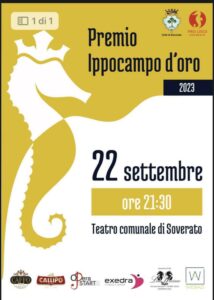 Soverato, il 22 settembre il premio “Ippocampo d’oro”