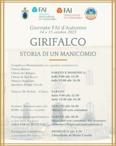 Girifalco il 14 e 15 ottobre ospita le “Giornate Fai d’Autunno”