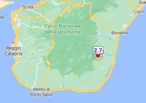 Scossa di terremoto nella notte in Calabria