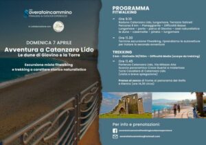 Domenica 7 Aprile “Avventura a Catanzaro Lido – Le dune di Giovino e la Torre”