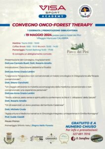 Tutto pronto a Villaggio Mancuso per il convegno di Onco Forest Therapy