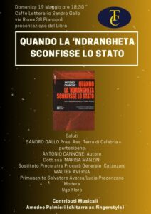 A Pianopoli la presentazione del libro “Quando la ‘ndrangheta sconfisse lo Stato”