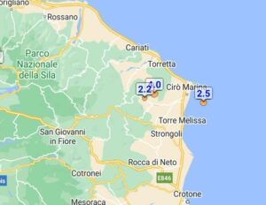 Forte scossa di terremoto in Calabria