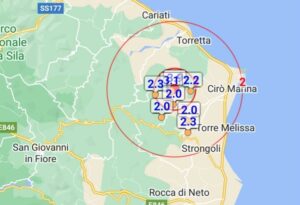 Forte scossa di terremoto in Calabria