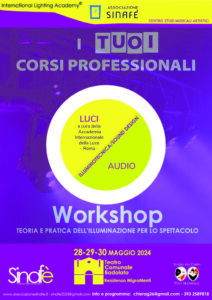 Dal 28 al 30 maggio a Badolato il workshop di “Teoria e pratica dell’illuminazione per lo spettacolo”