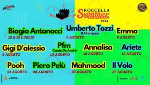 Roccella Summer Festival – Da Antonacci ai Pooh, Mahmood e Annalisa: ecco tutta la programmazione