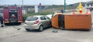 Incidente stradale a Catanzaro, due feriti