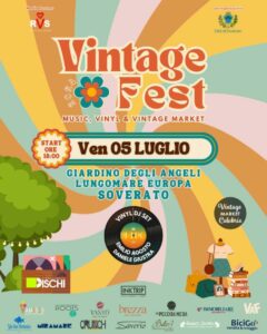 Venerdì 05 Luglio a Soverato si svolgerà il “Vintage Fest”