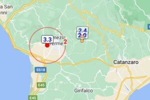 Scossa di terremoto a Lamezia Terme