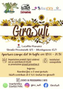 Domenica 14 Luglio a Montepaone la seconda edizione di Girasuli