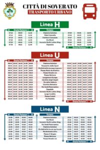 Attivo il trasporto urbano a Soverato [Orari e Fermate]