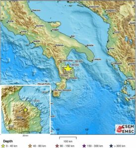 Forte scossa di terremoto in Calabria