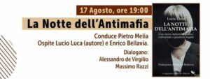 Sabato 17 Agosto a Soverato secondo appuntamento con la rassegna Book Talk