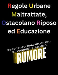 Incontro a Soverato sul rumore notturno