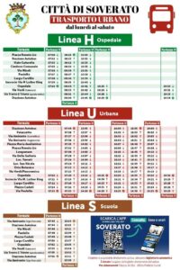 Nuovi orari a Soverato per il servizio di trasporto urbano