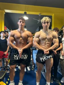 Soverato, due stelle del bodybuilding alla Flex Gym: Danny Enrico e Filippo Soavi