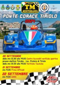 Dal 20 al 22 settembre la mitica “Ponte Corace-Tiriolo” riaccende i motori