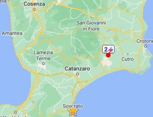 Scossa di terremoto nel catanzarese