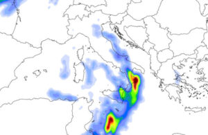 Ciclone Mediterraneo verso la Calabria Jonica: rischio nubifragi e temporali intensi