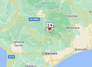 Scossa di terremoto nel catanzarese