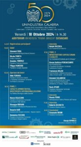 I 50 anni di attività della Confindustria calabrese: parteciperà anche il presidente nazionale Emanuele Orsini