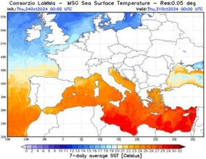 Report meteo mensile con tendenze nuovo mese in Calabria